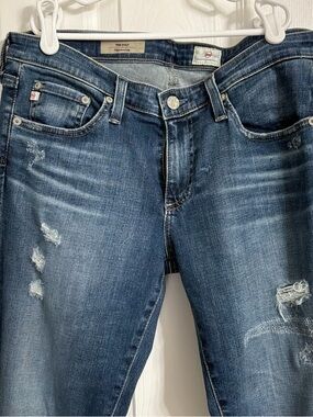 AG Adriano Goldschmied Women’s Skinny Jeans in Medium Blue Wash